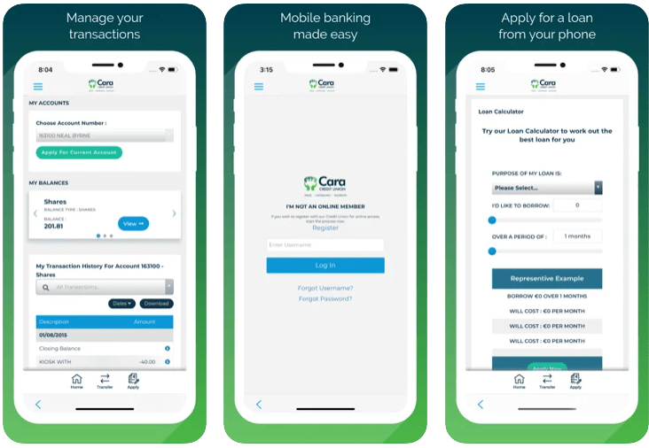NEW & IMPROVED Mobile App Cara Credit Union