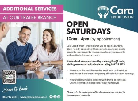 Additional Services- Tralee Branch- You can now book and manage appointments using our booking page