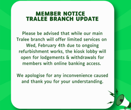 Tralee Branch Update